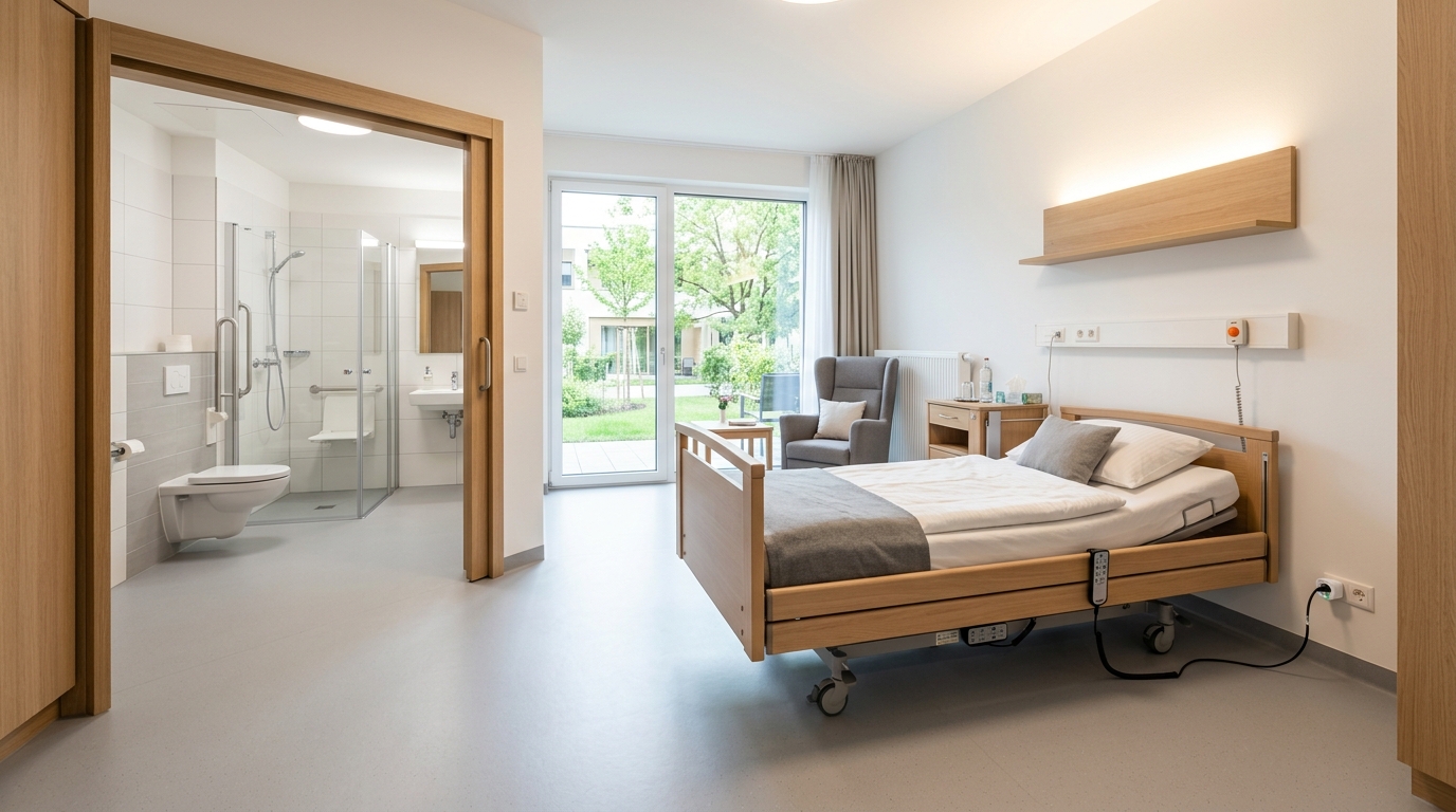 Standard Pflegeheimzimmer mit Mozart Node